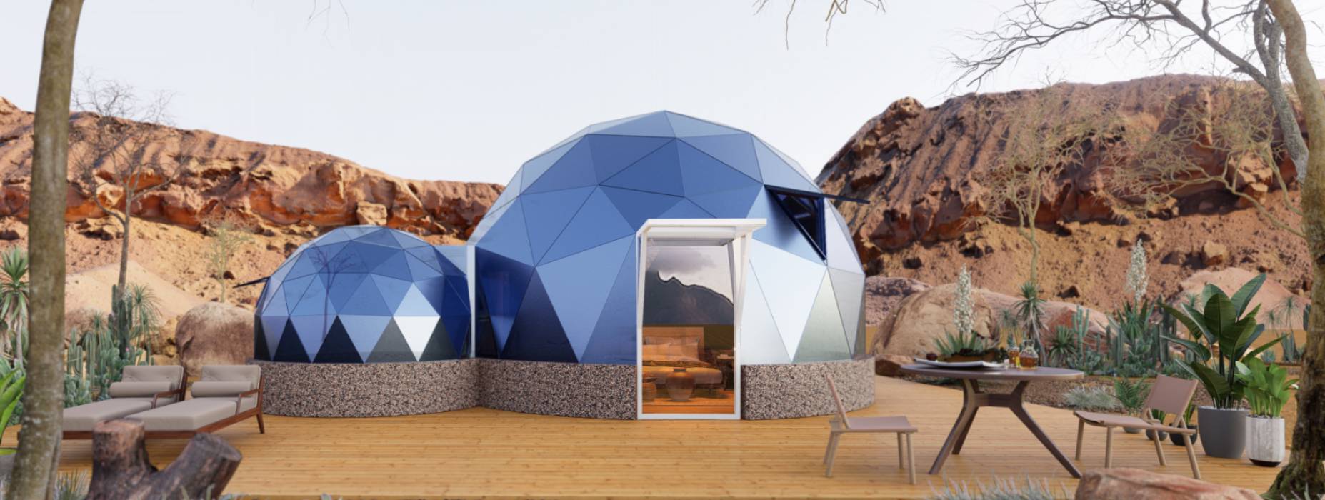 永善县球形智能光伏玻璃星空房